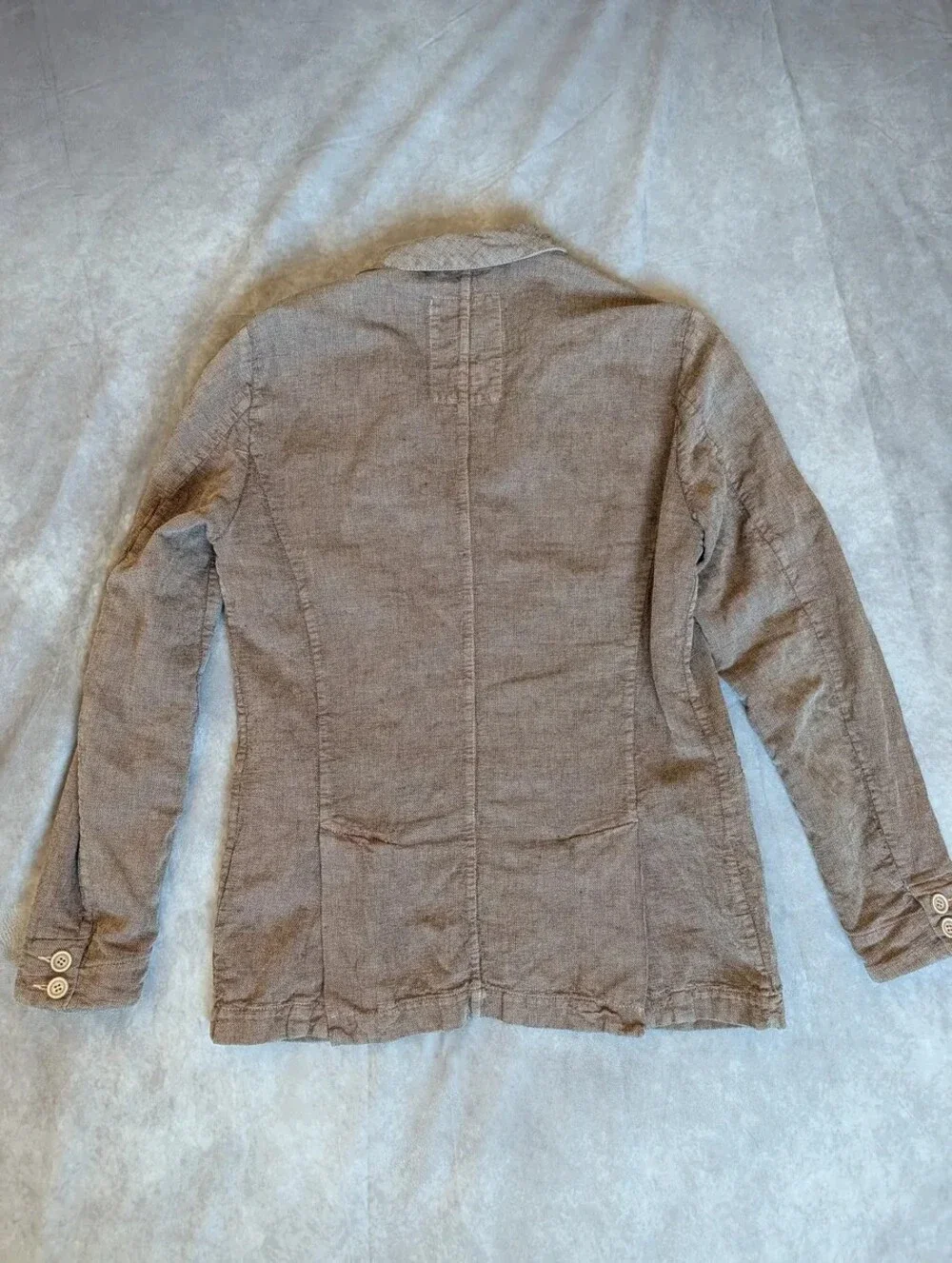 Dyed Linen Blazer